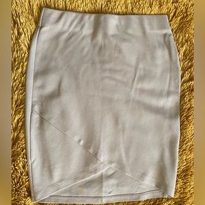 Forget 21 Small tan pencil skirt